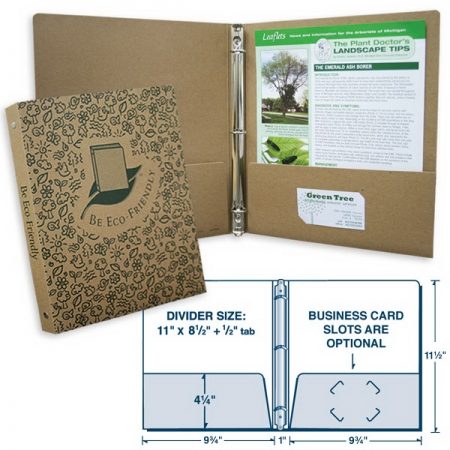 Eco friendly binder
Recycled paper binder