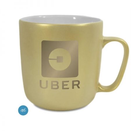 Ceramic mug with custom logo