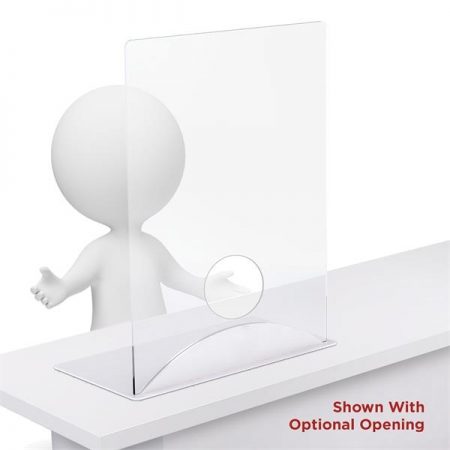 Thick social distancing barrier made for heavy duty interaction.