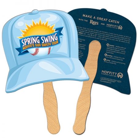 Baseball cap hand fan
Hat hand fan