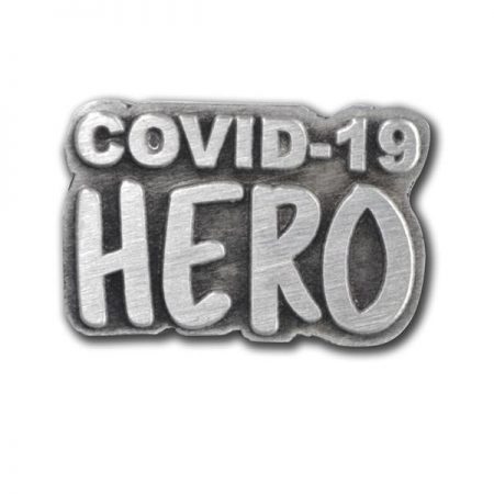 Covid-19 pin for doctors, nurses, or others fighting the coronovirus.