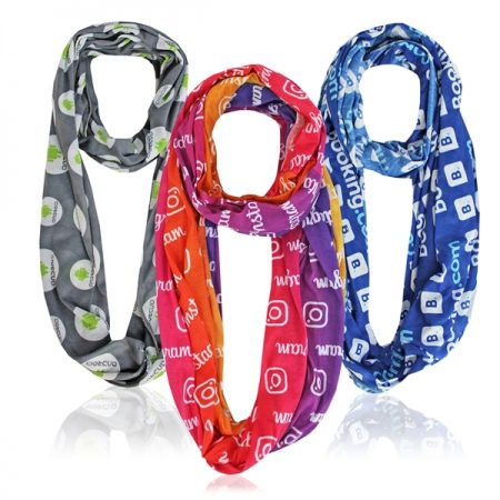 Infinity Scarf with full color imprint
