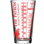 Custom Cocktail Recipe Mixing Glass / Measuring Pint Glass Cocktail-recipe-Measuring-pint-glass-custom-logo