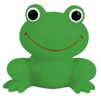 Rubber frogs made from pvc vinyl that are latex free. 