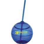 Globe / Sphere Shaped Water Bottle / Water Ball globe-shaped-tumbler-straw