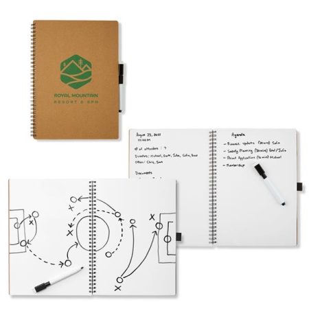 Brainstorm Dry Erase Notebook w/ Custom Imprint