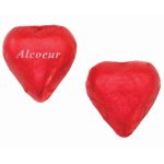 Item #CK-420-E Imprinted Chocolate Foiled Heart
