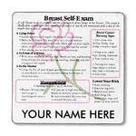 Breast Self-Exam Magnet