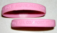 Pink Breast Cancer Awareness Bracelets