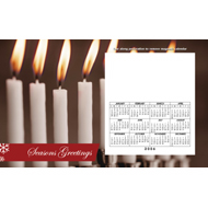 Candles - Holiday Magnetic Calendar Perfcard... from ASI 68507 The Magnet Group