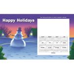 Snowman- Holiday Magnetic Calendar Perfcard