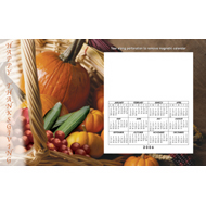 Punkin Basket- Magnetic Calendar Perfcard... from ASI 68507 The Magnet Group