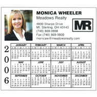 Calendar magnet - 4 color process... from ASI 68507 The Magnet Group