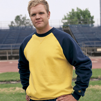 Champion Max Cotton Block Raglan Crew... from ASI 42090 ZZ OLD/Drop - Broder...