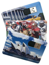 Quincy Credit Card full color / 4 color process USB Drive... from ASI 62124...