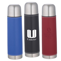 Bullet Vacuum Bottle with Leatherette Wrap... from ASI 42424 ZZ DROPPED -Bullet