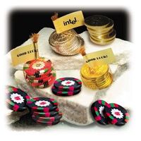 Chocolate Coins in a Mesh Bag... from ASI 32210 ZZ - NOT KNOWN, OLD IMPORT,...