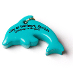 Jumping Dolphin Shaped Floating Key Chain