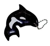 Orca / Killer Whale Shaped Floating Keychain... from ASI 79970 Pro-Sports...