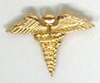 Caduceus Lapel Pin