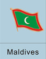Maldives Flag Pin