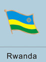 Rwanda Flag Pin