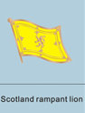 Scotland Rampant Lion Flag Pin