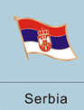 Serbia Flag Pin
