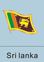Sri Lanka Flag Pin