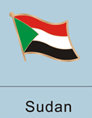 Sudan Flag Pin