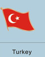 Turkey Flag Pin