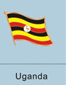 Uganda Flag Pin