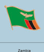 Zambia Flag Pin