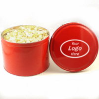 2 Gallon Popcorn Tin filled w/ Butter Popcorn... from ASI 30350 ZZ OLD - A La...