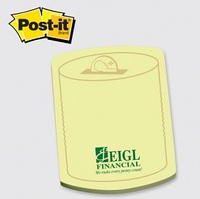 Can / Barrel - Die cut Post it Note Pads ... from ASI 91240 3M/Promotional...