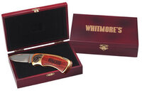 Maxam® Lockback Knife in wood display box... from ASI 81133 ZZ DROPPED - Redline