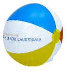 Inflatable 16 in Multi-Color Beachball