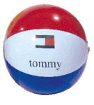 Inflatable Red/White/Blue Beachball