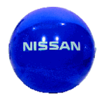 Inflatable Solid Color Reflex Blue Beachball