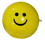 Inflatable Yellow Smile Face Beachball