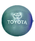 Inflatable Translucent Grey Beachball