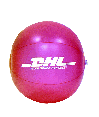 Inflatable Translucent Pink Beachball... from ASI 39209 Beachline Corporation
