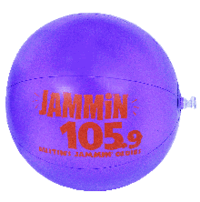 Inflatable Translucent Purple Beachball... from ASI 39209 Beachline Corporation