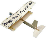 Balsa biplane (2 wing airplane) Glider