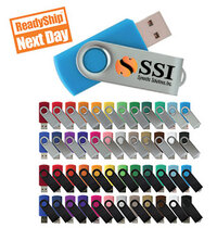 Houston Metal Swivel Cap Memory Stick / USB Drive... from ASI 62124 iClick, Inc.