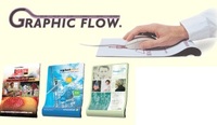 Graphic Flow® Fabric Combo Mouse Pads with Wrist Rest... from ASI 49716...
