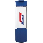 Glass Vessel / Bottle with Silicone Grip