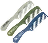 Comb made of recycled materials