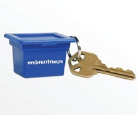 Recycling Blue Box Key Tag