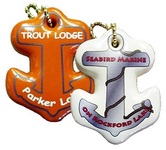 Floating Anchor Shaped Keychain